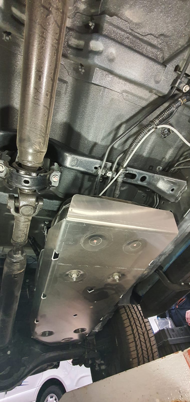 58.02ABC Защита топливного бака Foton Tunland G7 (2023-) (Алюминий 4 мм)