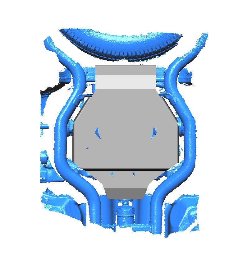 09.39ABC Защита заднего редуктора Acura RDX (2018-) (Алюминий 4 мм)