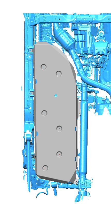 24.43ABC Защита топливного бака TOYOTA Land Cruiser PRADO J250 (2024-)(Алюминий 4 мм)