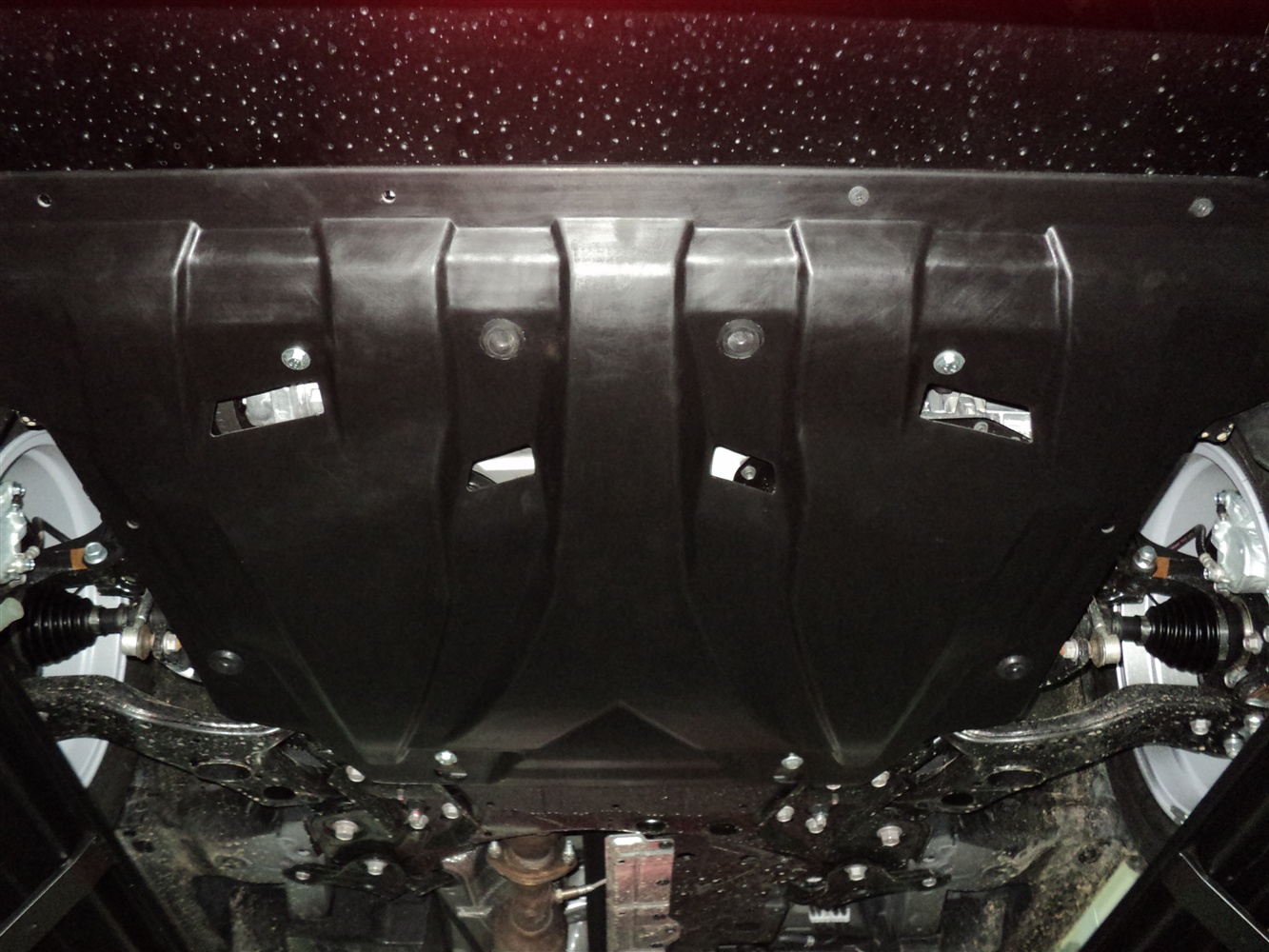 24.02k  Защита картера двигателя и кпп Toyota Rav 4, V-все (2006-2013) (Композит 6 мм)