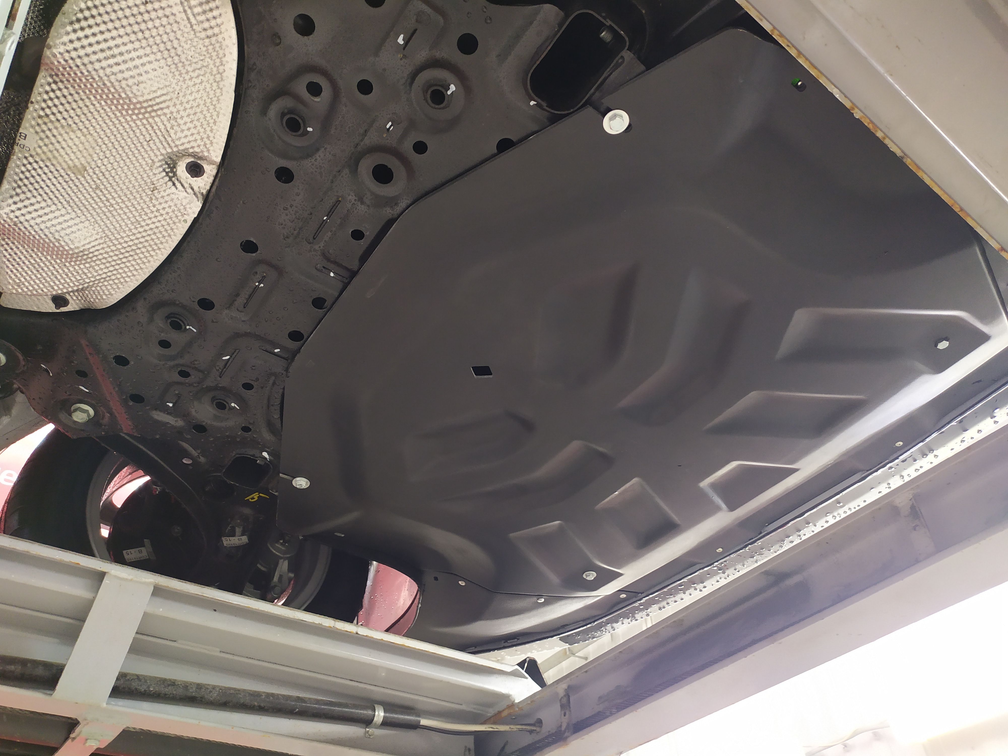 11.33k Защита картера двигателя и кпп KIA Cerato IV (V-все, 2019-) (Композит 6мм)