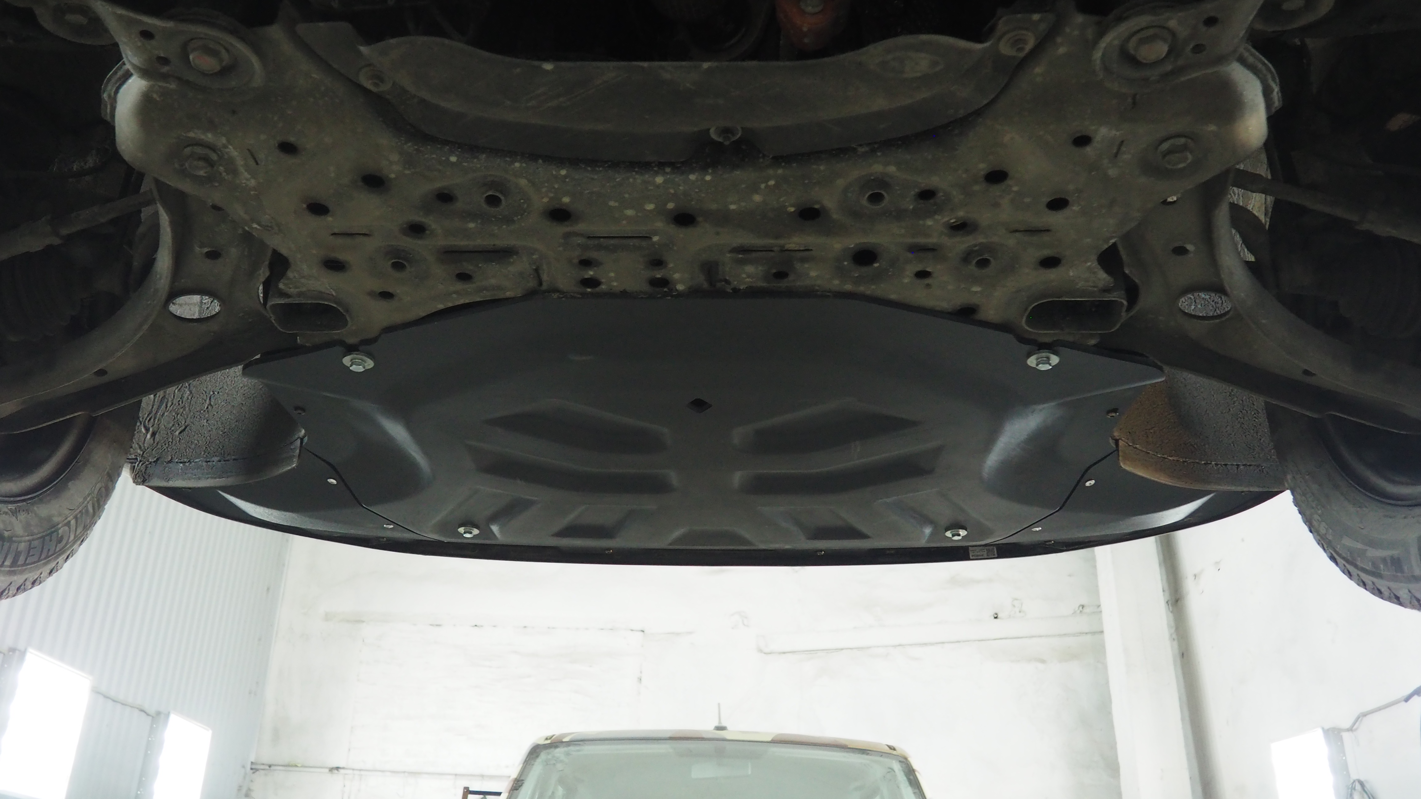 11.34k Защита картера двигателя и кпп KIA Soul III (V-все, 2019-)  (Композит 6мм)