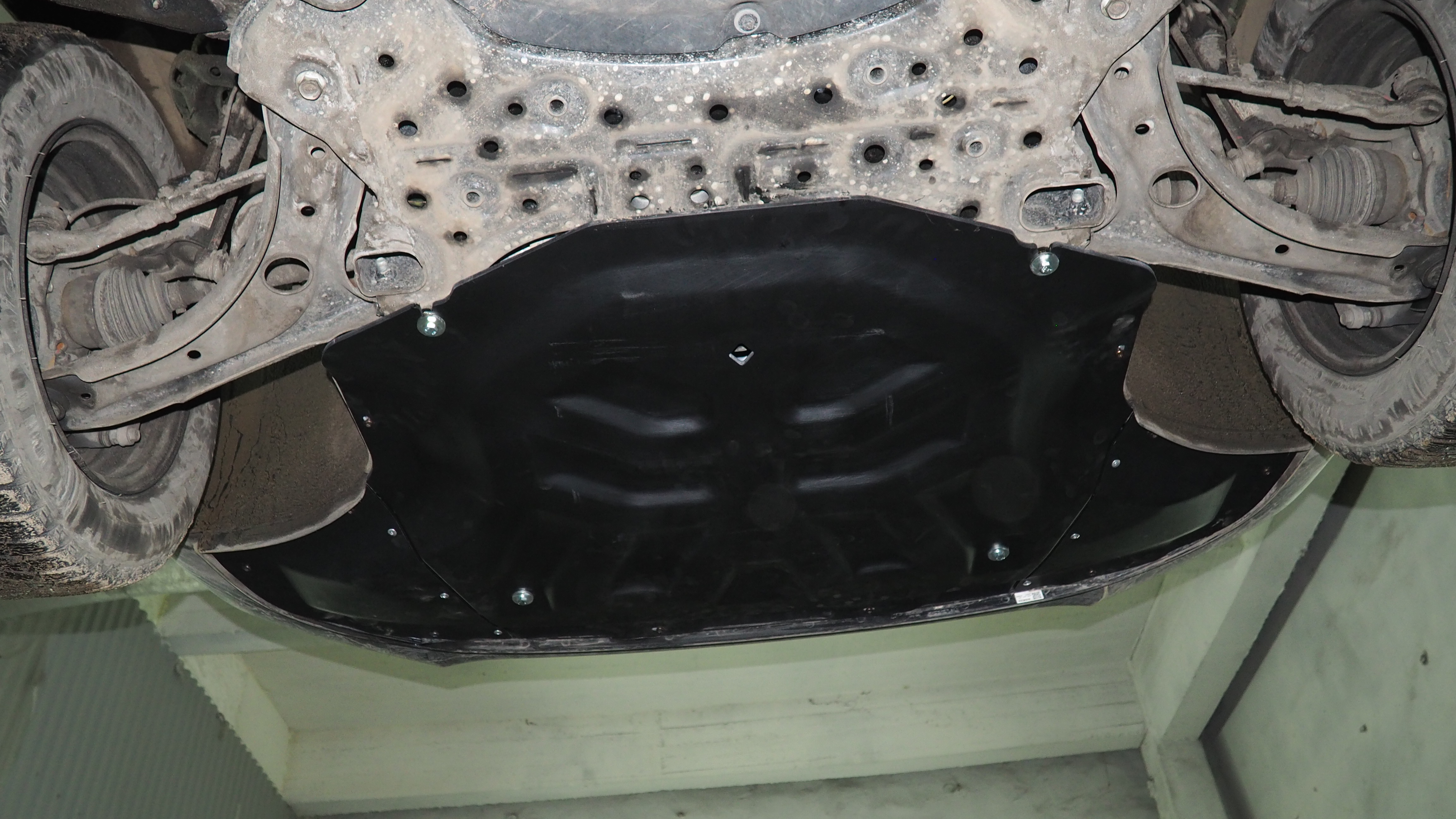 11.34k Защита картера двигателя и кпп KIA Soul III (V-все, 2019-)  (Композит 6мм)