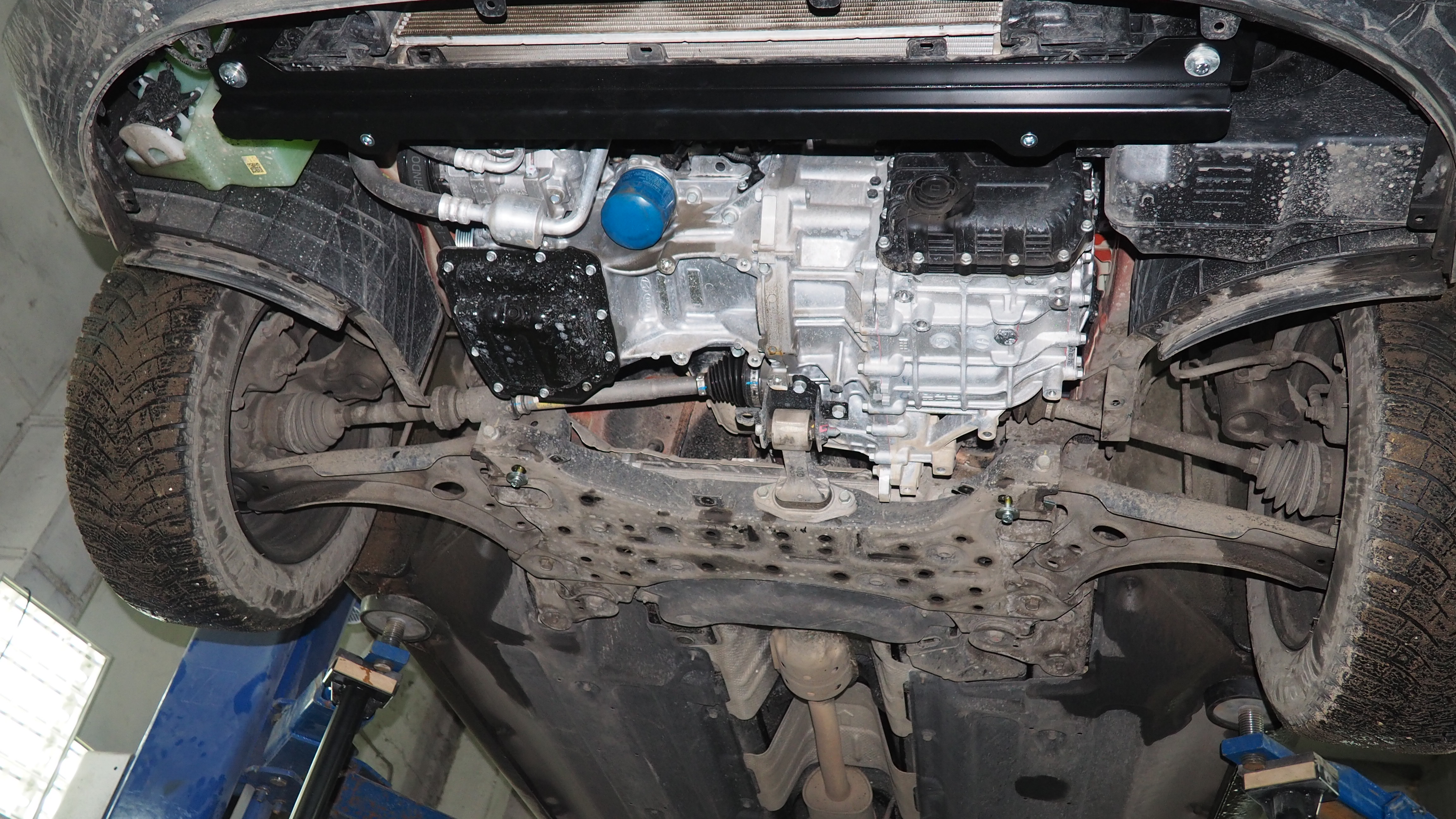 11.34k Защита картера двигателя и кпп KIA Soul III (V-все, 2019-)  (Композит 6мм)