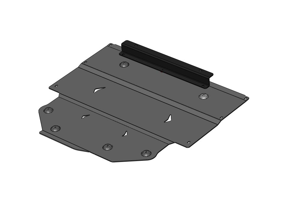 51.03ABC Защита картера двигателя и КПП GAC Empow V-1.5 (2025-) (Алюминий 4 мм)