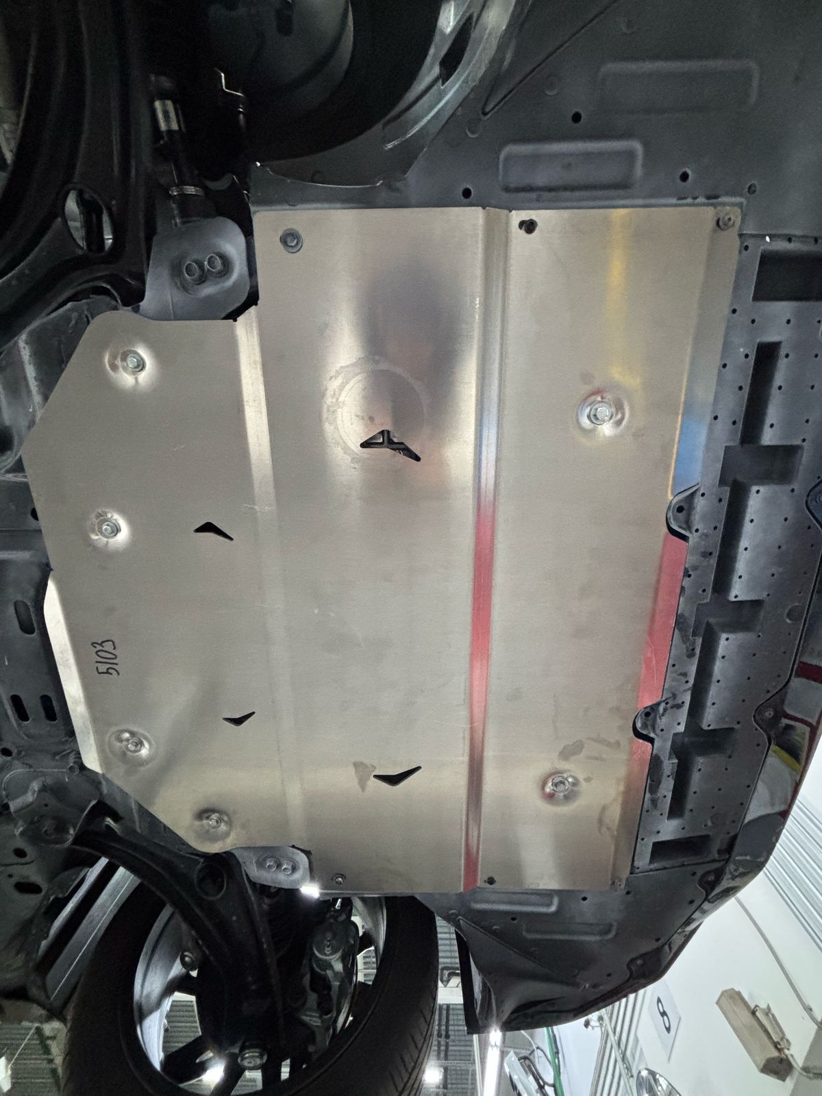 51.03ABC Защита картера двигателя и КПП GAC Empow V-1.5 (2025-) (Алюминий 4 мм)