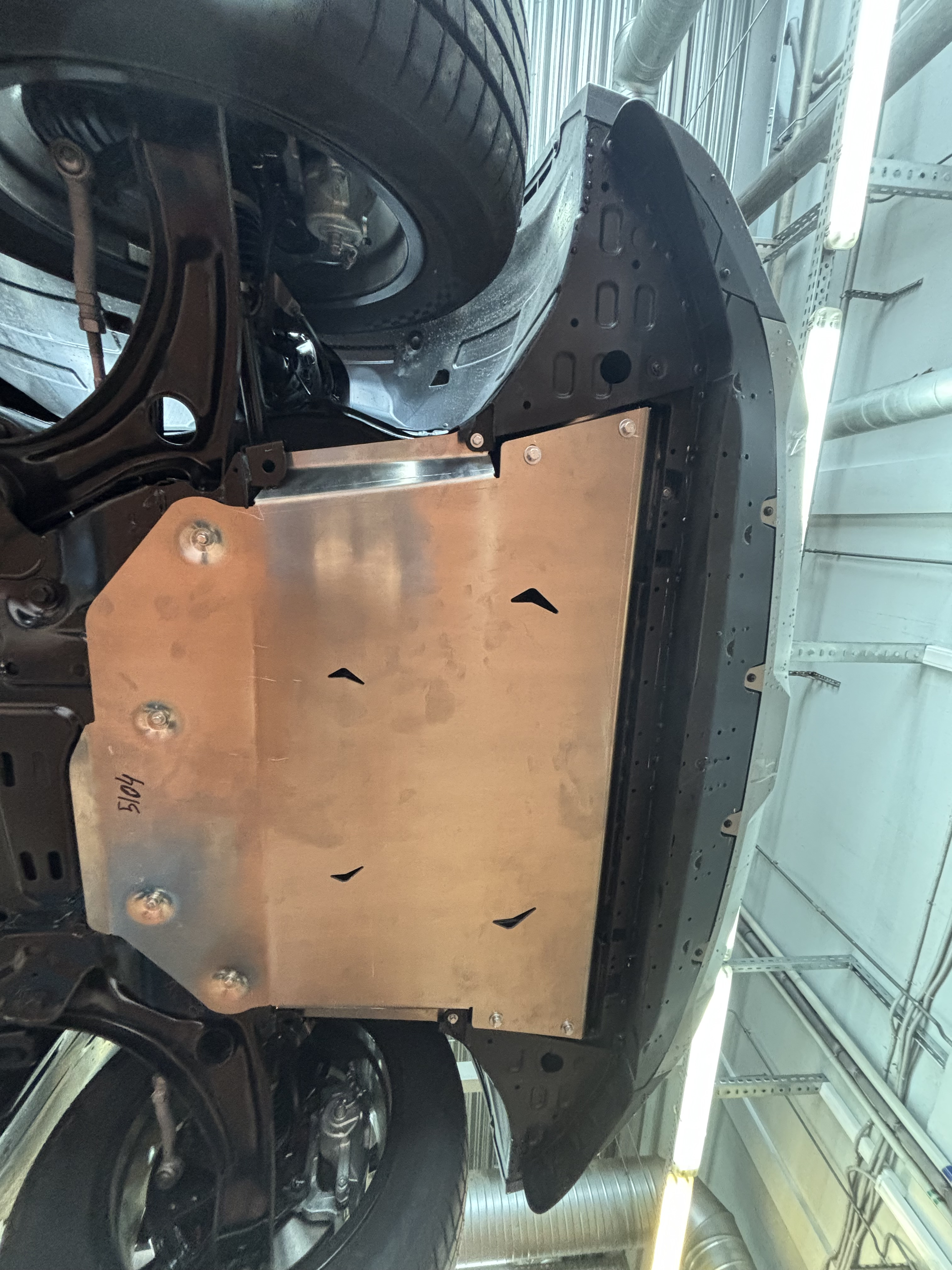 51.04ABC Защита картера двигателя и КПП GAC GS4 / GS4 max (2025-) (Алюминий 4 мм)