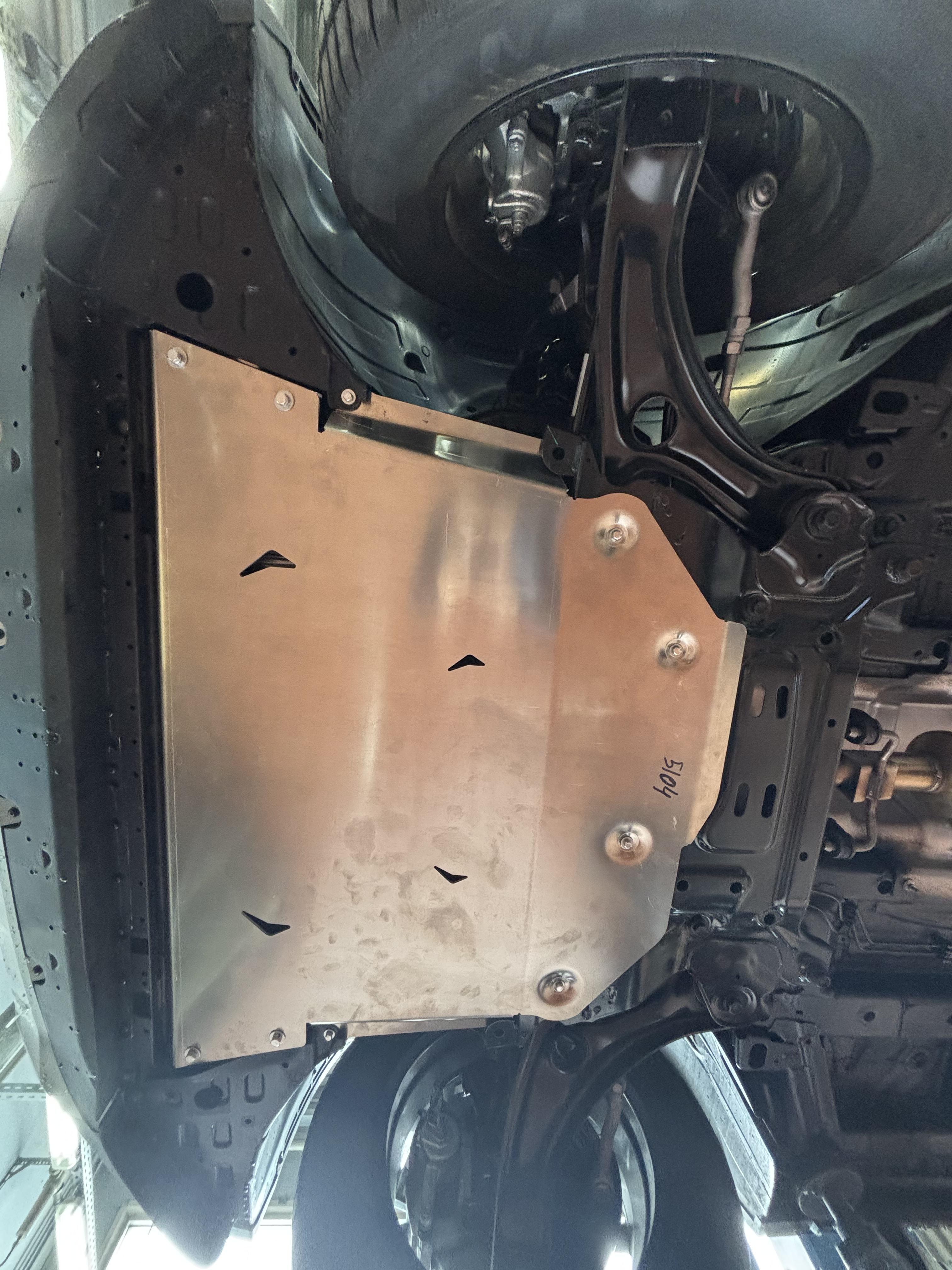 51.04ABC Защита картера двигателя и КПП GAC GS4 / GS4 max (2025-) (Алюминий 4 мм)