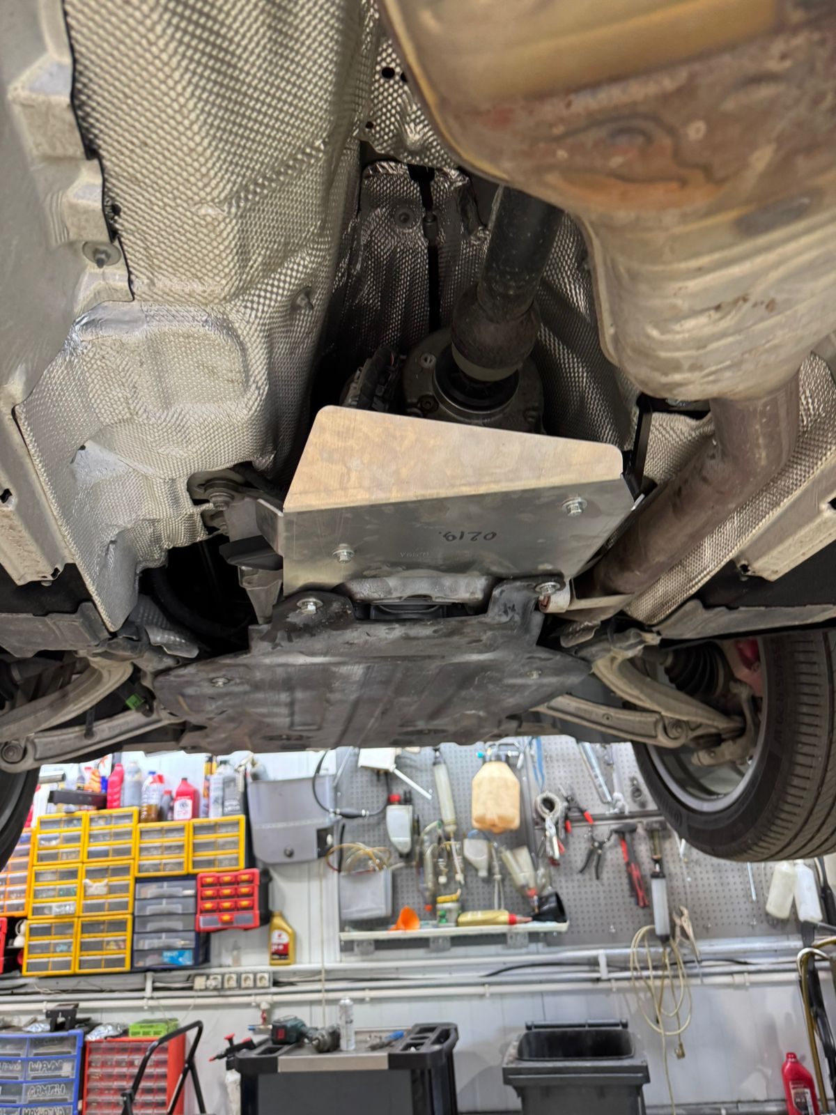 02.19ABC Защита РК Audi Q5 (2025-) (Алюминий 4мм)