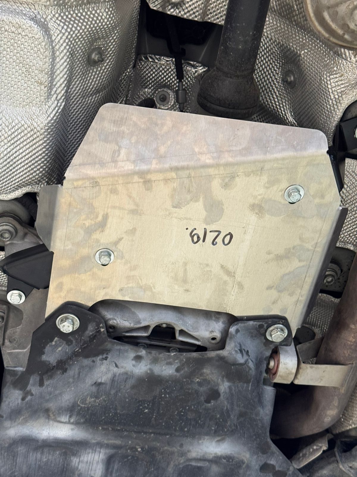 02.19ABC Защита РК Audi Q5 (2025-) (Алюминий 4мм)