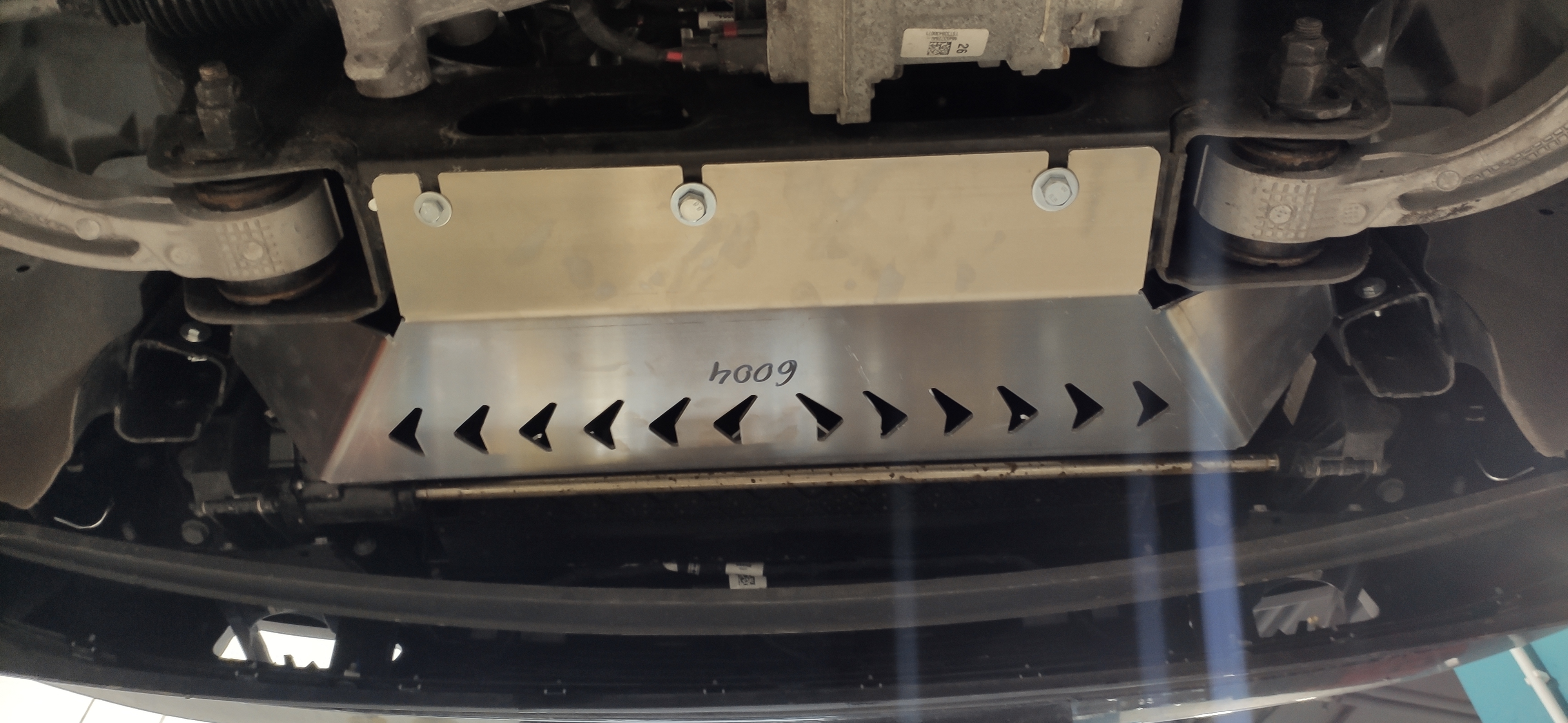 60.04ABC Защита радиатора DODGE RAM 1500 V-все, кроме V-3.6 (2018-) (Алюминий 4мм)