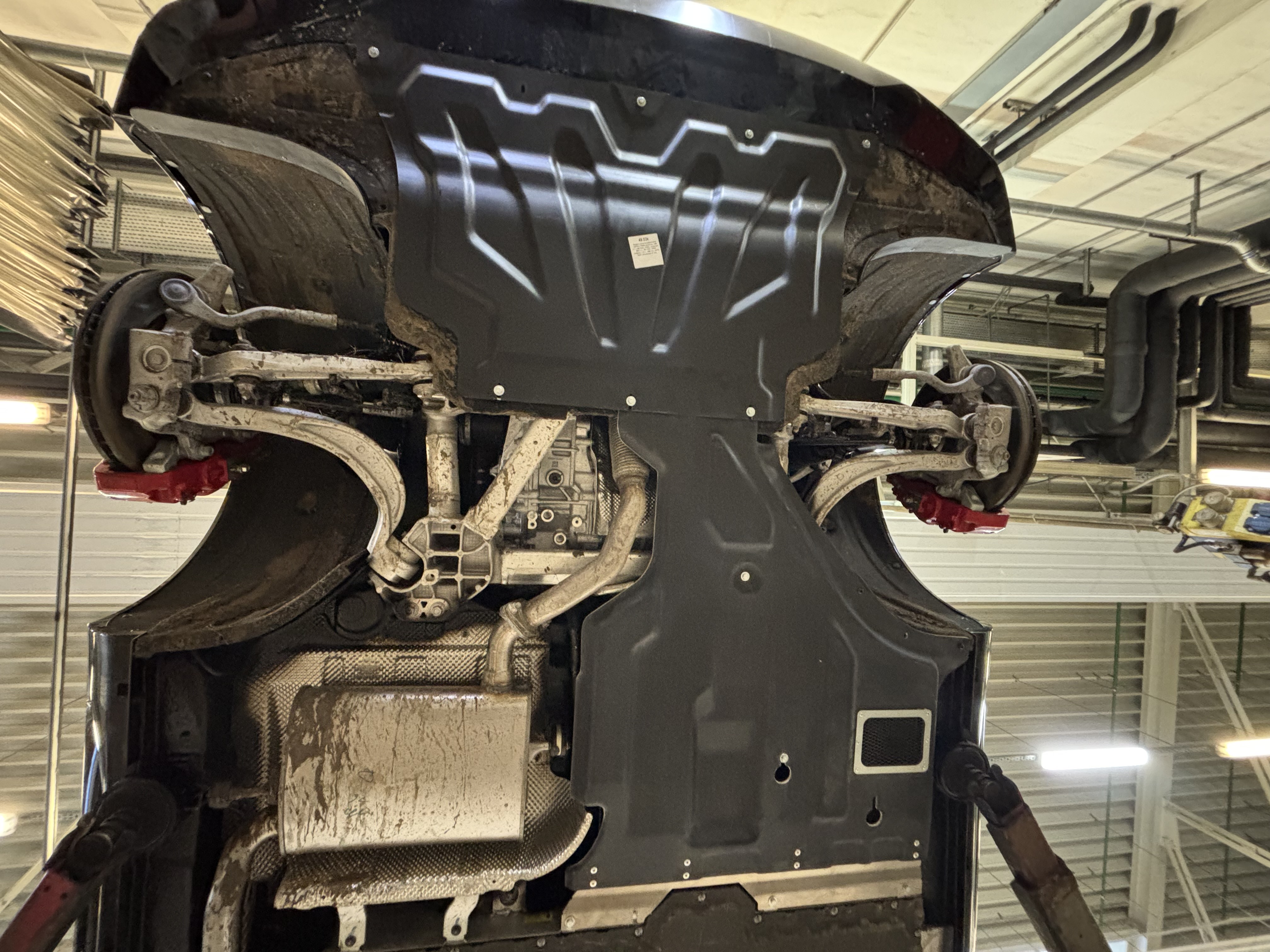 49.07K Защита днища Voyah Free 318 гибрид (2023-) из 2-х частей (Композит 6мм)