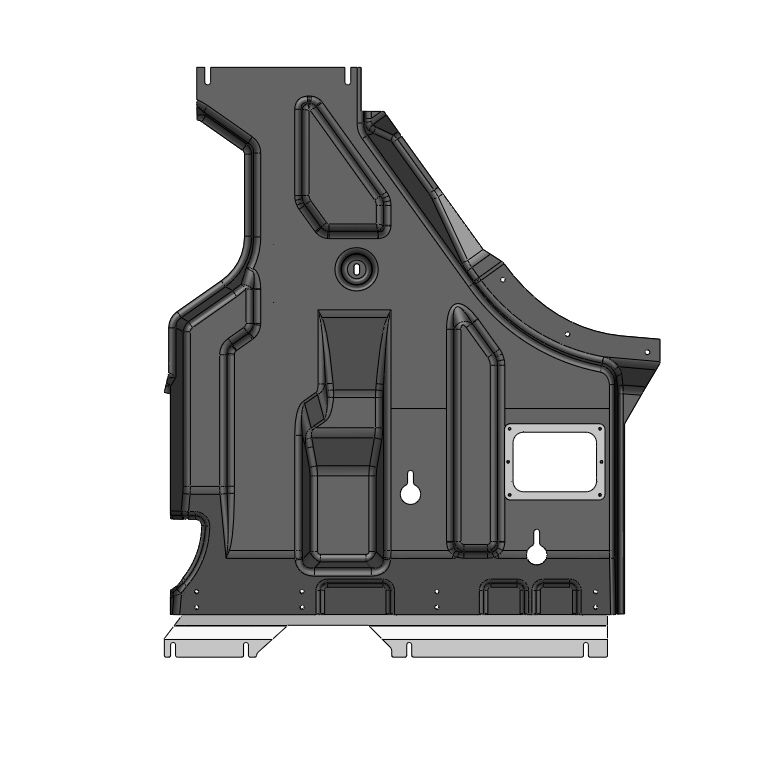 49.06K Защита днища (2-я часть) Voyah Free 318 гибрид (2023-) (Композит 6мм)