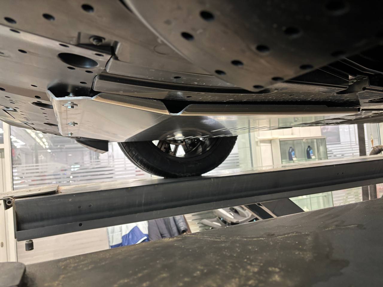 51.06ABC Защита картера двигателя и КПП GAC S7 (2025-) (Алюминий 4 мм)