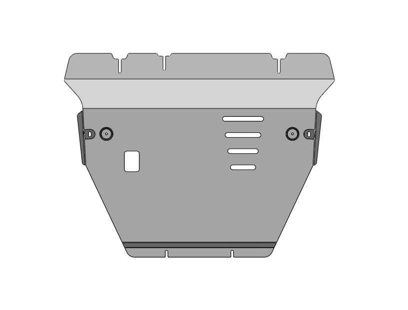57.02ABC Защита картера двигателя и КПП LYNK & CO 900 (2025-) (Алюминий 4 мм)