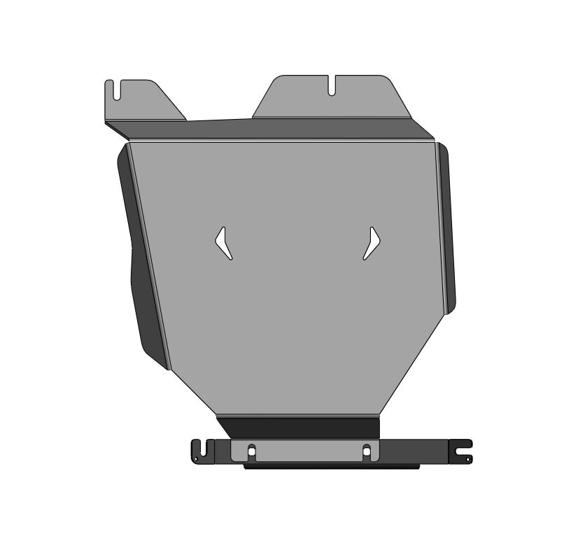 57.03ABC Защита заднего электромотора LYNK & CO 900 (2025-) (Алюминий 4 мм)