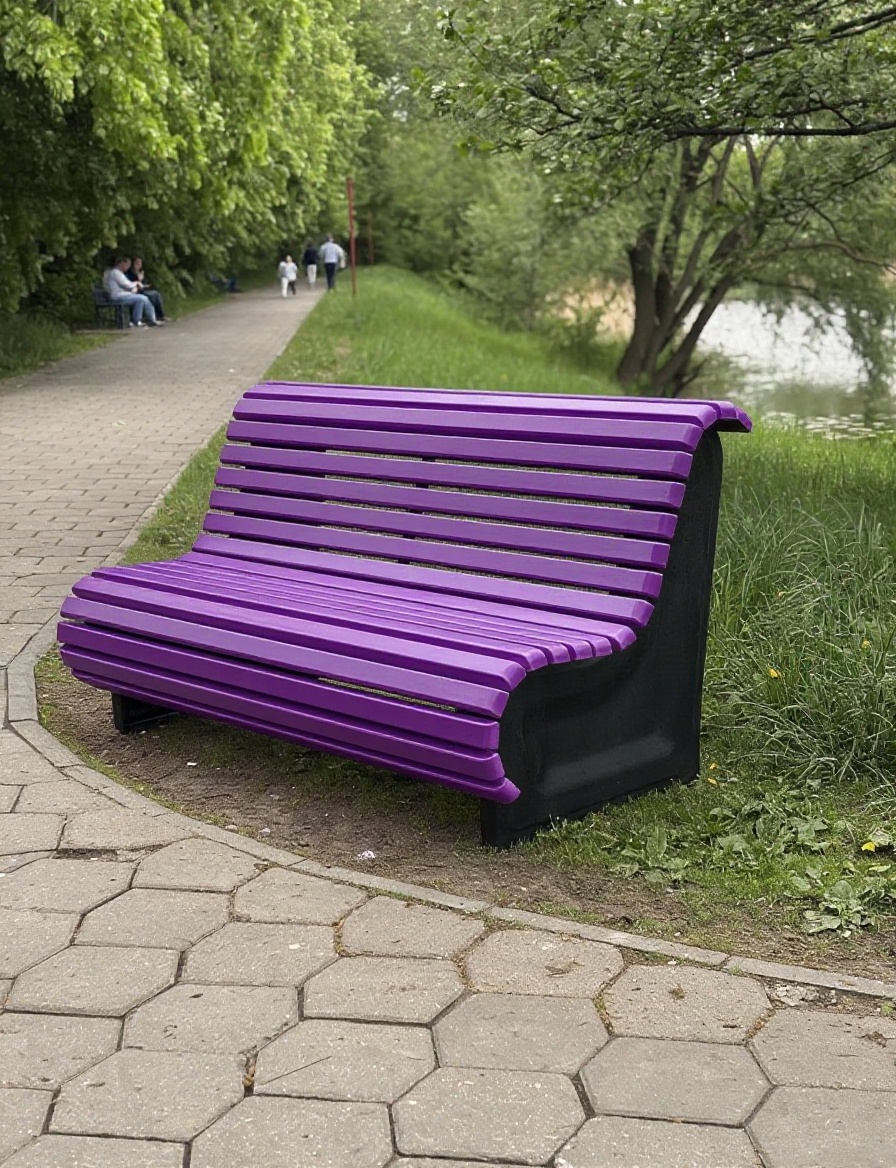 ABC.BENCH.01R  Композитная скамейка Стандарт 1.8м АВСДизайн