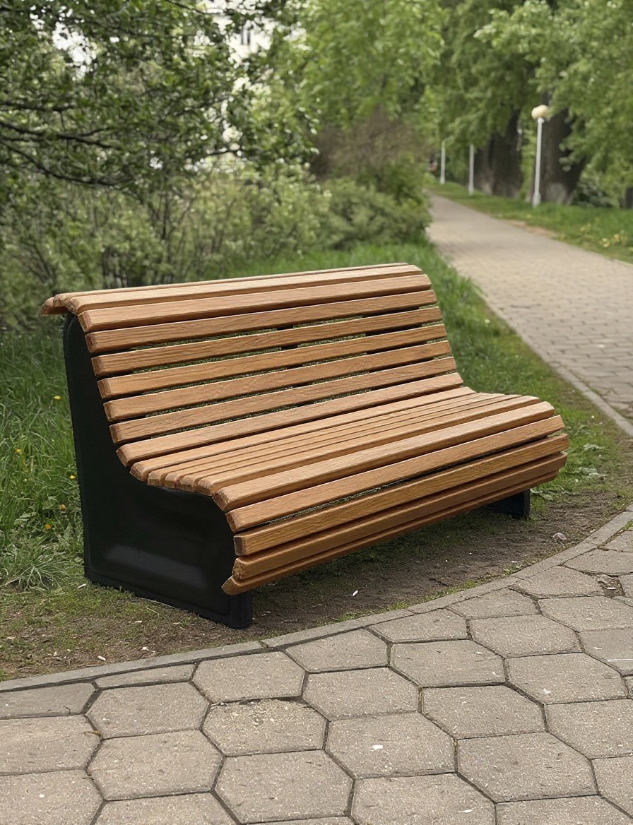 ABC.BENCH.01R  Композитная скамейка Стандарт 1.8м АВСДизайн